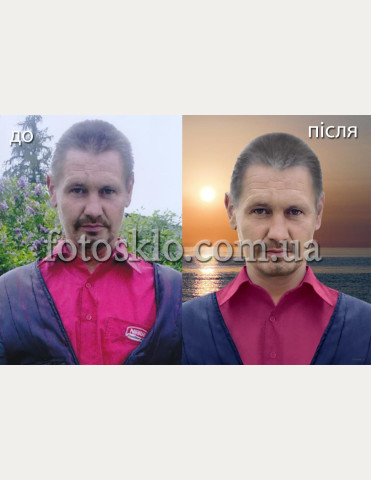Ретушь фото на памятник мужчине