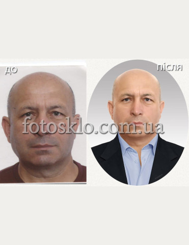 Ретушь фото на памятник мужчине