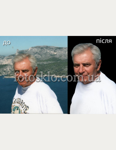 Ретуш фото на пам'ятник батьку