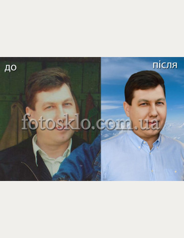Ретуш фото на пам'ятник батьку