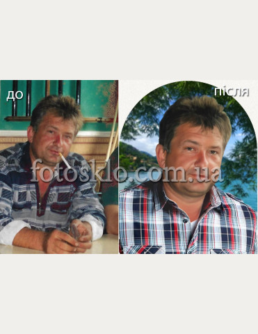 Ретуш фото на пам'ятник батьку