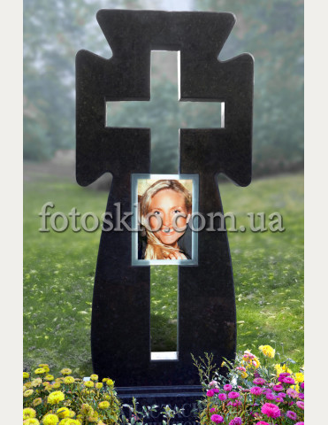 Пам'ятник з лабрадориту - Козацький хрест